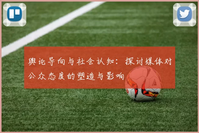 舆论导向与社会认知：探讨媒体对公众态度的塑造与影响