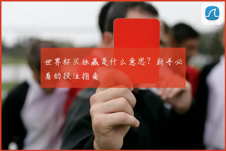 世界杯买独赢是什么意思?新手必看的投注指南