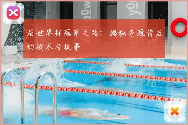 届世界杯冠军之路：揭秘夺冠背后的战术与故事